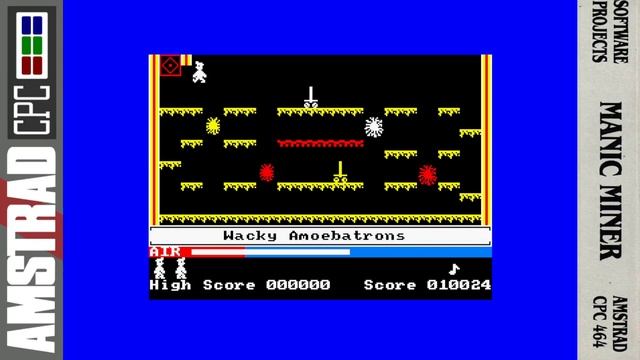 [AMSTRAD CPC] Manic Miner - Longplay & Review смотреть онлайн
