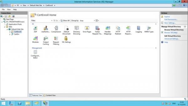 [Windows Server 2012 basics] Урок 11, часть 2 -  Web Server, CA - CDP, AIA