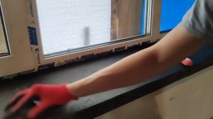 Теплые подоконники из бетона и декоративная штукатурка *Часть 2*