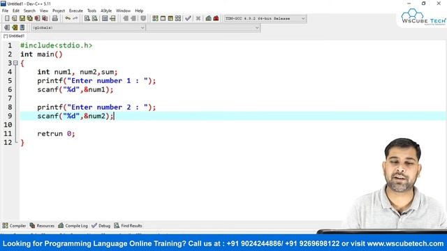 C program to Add Two Integers | How to Add Two Integers in C Language | Adding Two Integers in C смотреть онлайн