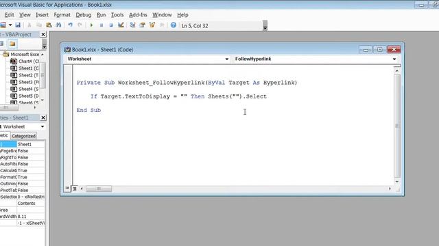 Hyperlinking chart in MS Excel смотреть онлайн