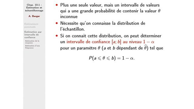 Proba-stats : Chapitre 10 Statistiques inférentielles - Partie 1 Estimation et échantillonnage смотреть онлайн