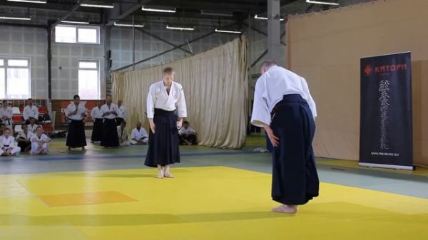 Demonstration performances for the 25th anniversary of Aikibudo and Katori Shinto ryu in Russia (4)