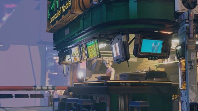 Cyberpunk noodle restaurant смотреть онлайн