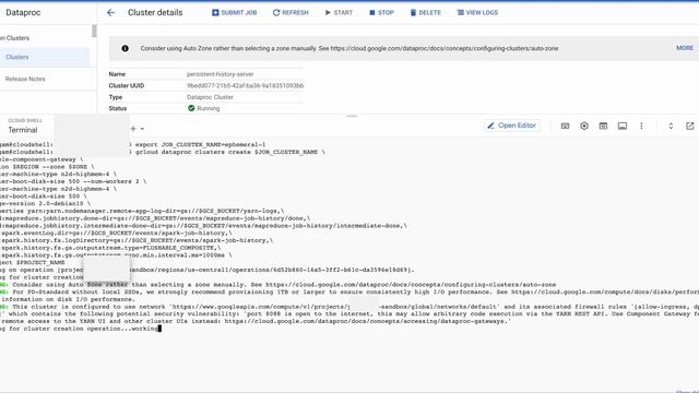 Dataproc Persistent History Server: Up & Running смотреть онлайн