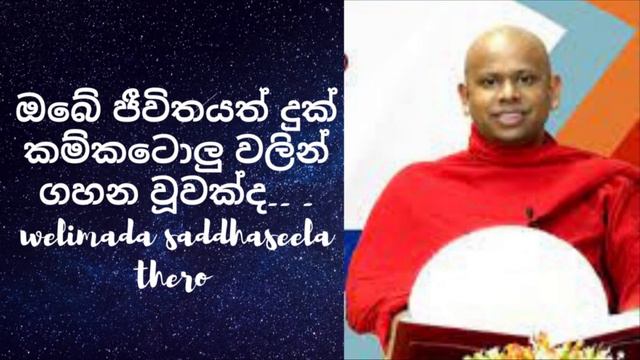 ඔබේ ජීවිතයත් දුක් කම්කටොලු වලින් ගහන වූවක්ද? (welimada saddhaseela thero) смотреть онлайн