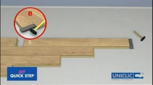 Укладка ламината Quick-Step плавающим способом