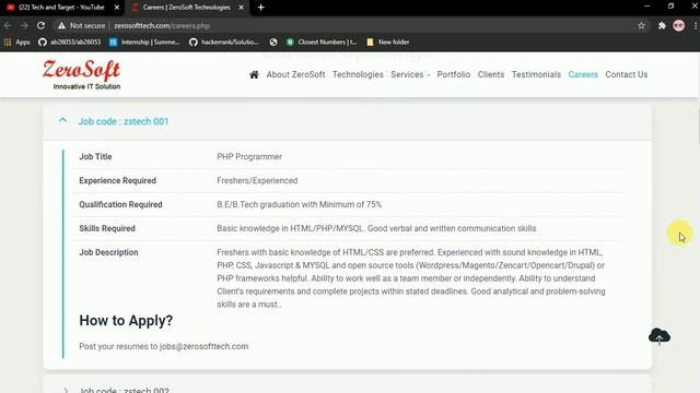 ZeroSoft Off Campus Drive | 2 Job Post | Don't Miss ?? смотреть онлайн