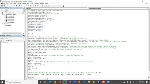 Macro Instructions | Excel Find Largest and Smallest Value [Macro #36] | Macro Monday 09.21.20 смотреть онлайн