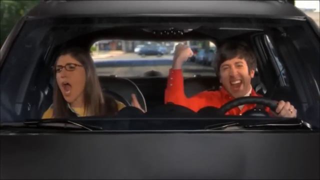Amy and Howard sing Neil Diamond - The Big Bang Theory смотреть онлайн