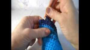 Банная ШАПОЧКА крючком из остатков