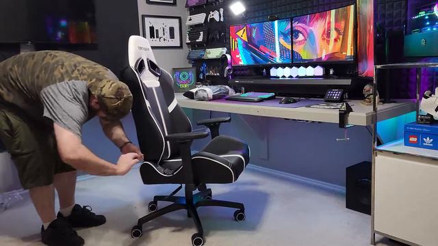 Vertagear SL5000 Gaming Chair Unboxing, Build and RGB kit installation смотреть онлайн