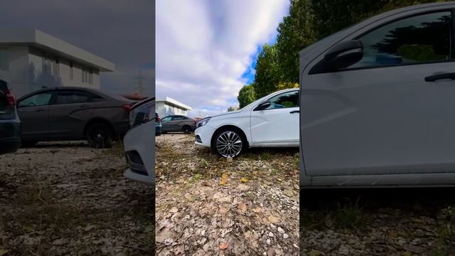 На Белой Lada Vesta диски K&K Flanker 17" смотреть онлайн