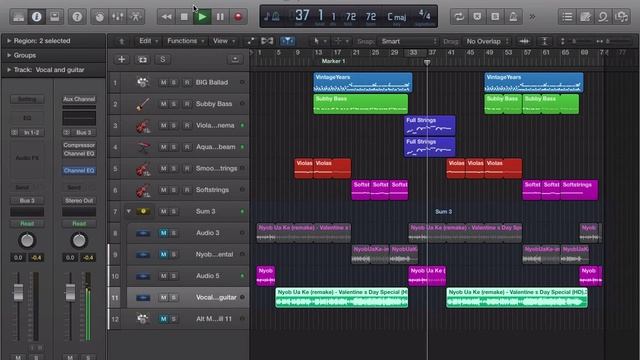 Logic Pro X: Nyob Uake - Ma Vue смотреть онлайн