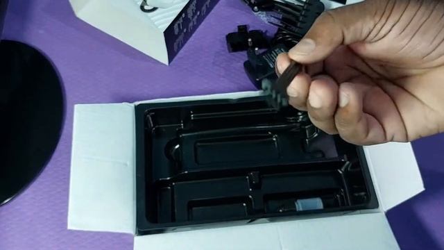 Kemei KM-809A Professional Rechargeable Hair Trimmer unboxing in hindi смотреть онлайн