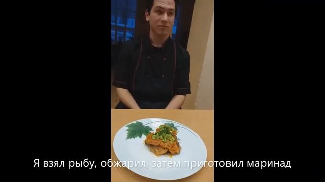 Два рецепта рыбы. Рыба отварная с гарниром из овощей. Рыба под маринадом. смотреть онлайн