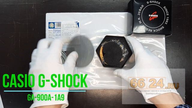Наручные часы мужские Casio G-Shock GA-900A-1A9 смотреть онлайн