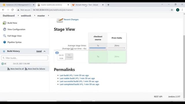 How to setup Webhook integration between Jenkins & Gitlab. #jenkins #gitlab #webhook #multibranchjo смотреть онлайн