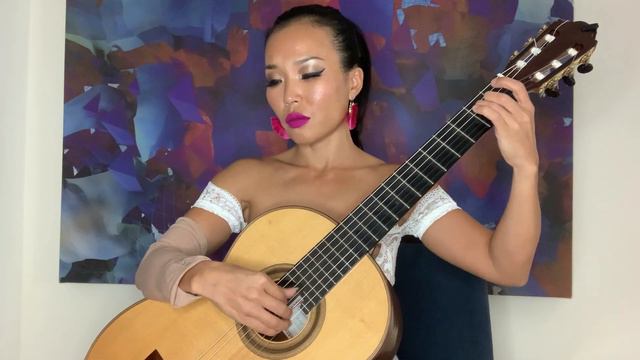 Study in E minor Op 48, No5. | Mauro Giuliani | Thu Le Classical Guitar смотреть онлайн