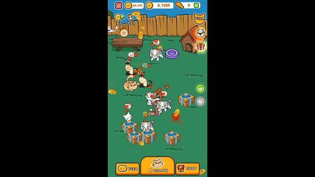 Merge Cats - Cute Idle Game Gameplay | Android Casual Game смотреть онлайн