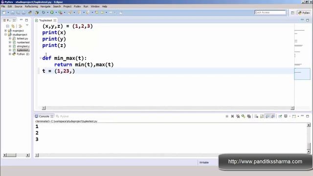 Roles of Tuple Collection in Python - Part 3 смотреть онлайн