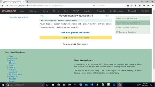 Can a Maven project have multiple parents?
| javapedia.net смотреть онлайн