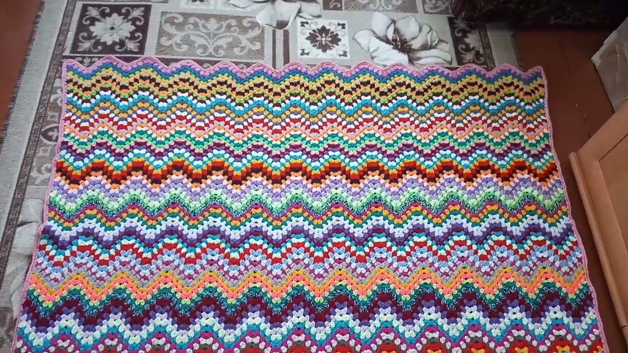 Мои вязаные коврики,чехлы на стулья,плед смотреть онлайн