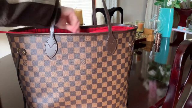 LV NEVERFULL MM BEST ORGANIZER! Purse Bling Bag Insert with Zipper and Adjustable Widths! смотреть онлайн