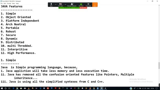 Core Java Online Training || Session - 3 || by Sinu Software Solutions On 18-06-2019 at 7:30AM смотреть онлайн