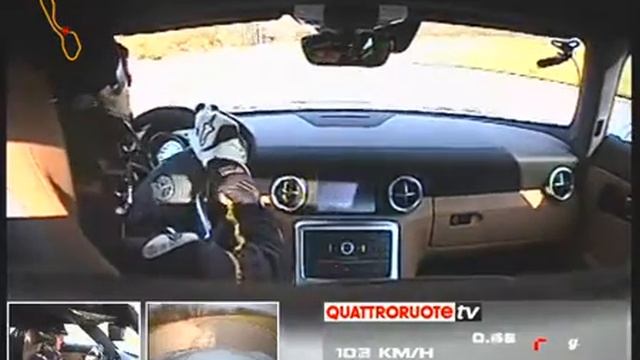 Mercedes SLS Amg Roadster 2014: sound e giro di pista смотреть онлайн
