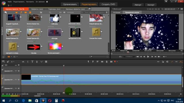 Pinnacle Studio 16 , 17 , 18 , 19  РЕГУЛЯТОР НАСТРОЙКА  БАЛАНС ГРОМКОСТИ ЗВУКА