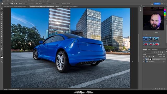 Inteligência Artificial no Photoshop... EU TESTEI! Veja o tutorial de como ativar camada generativa смотреть онлайн
