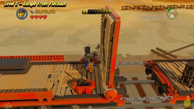 The Lego Movie Videogame: Level 5 Escape From Flatbush - FREE PLAY - (Pants & Gold Manuals) - HTG смотреть онлайн