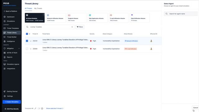 Looney Tunables Linux Privesc CVE-2023-4911 Attack Simulation & Mitigation With Picus