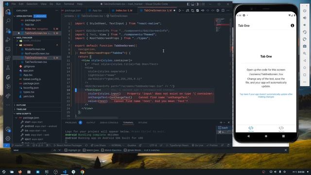React Native App | Live Coding Style Video | Med Tracker | Part 4 | Coding Text Inputs смотреть онлайн