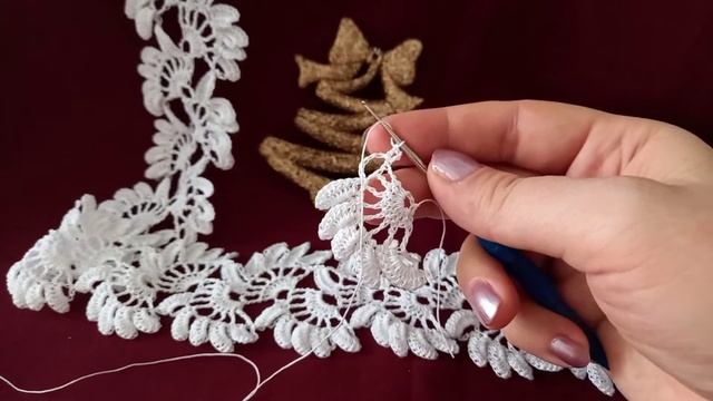 МК АЖУРНОЕ КРУЖЕВО КРЮЧКОМ/ЛЕНТОЧНОЕ КРУЖЕВО КРЮЧКОМ/openwork Lace Crochet