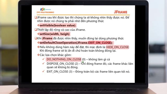 Bài 1: Giới thiệu về AWT, Swing và Container trong Java смотреть онлайн