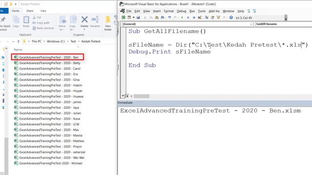 Excel vba - Get all filename using DIR смотреть онлайн