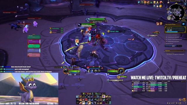 Mythic Plus: Evoker POV Azure Vault 15 Key | World of Warcraft Dragonflight Beta (VOD) смотреть онлайн