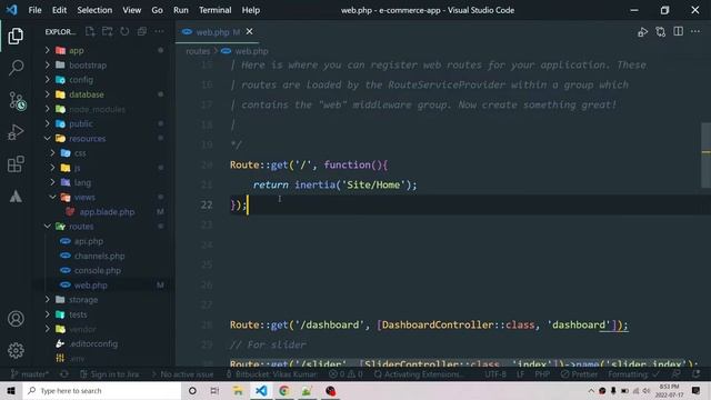 9. Website Home Page Setup || Ecommerce Website #ecommerce #laravel #inertia #vue #php смотреть онлайн