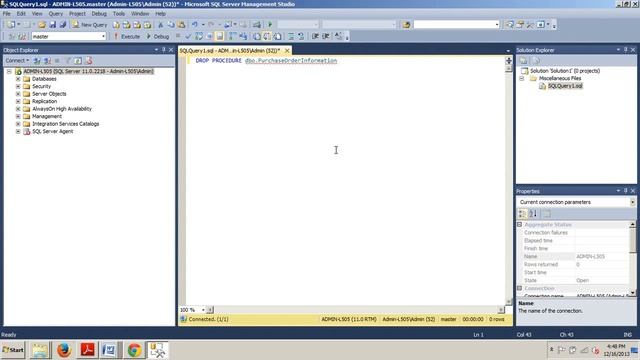 SQL Server tutorial 65: Dropping Stored Procedures смотреть онлайн