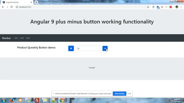 Angular 9 custom plus minus quantity section смотреть онлайн