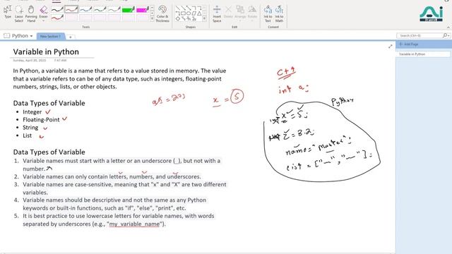 Variable in Python | What is Variable | Class 03 смотреть онлайн