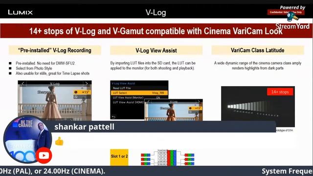 Panasonic Lumix S1H Choice Of Cinematographer