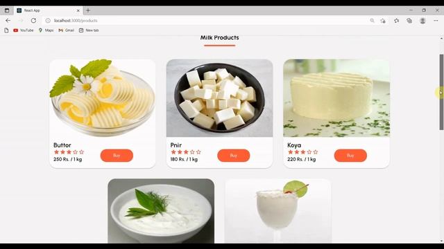 Nature Milk Dairy Web Project in React Part-1 (Under-Development) смотреть онлайн