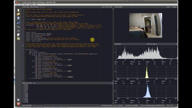 Color Tracking @ 30 FPS w/ OpenMV Cam M7 смотреть онлайн