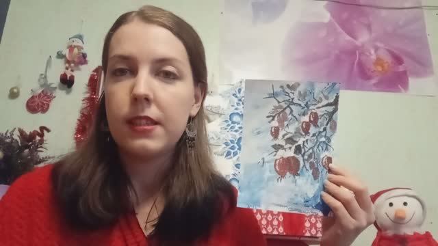 Показываю новогодние рисунки|Все новогодние творческие идеи собрала для вас в этом видео =) смотреть онлайн