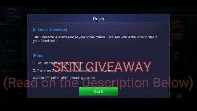 New Update CHARISMA MOBILE LEGENDS BANG BANG смотреть онлайн