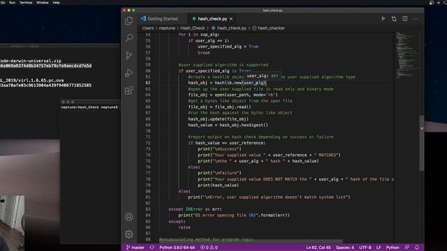 Python project Hash_Check смотреть онлайн