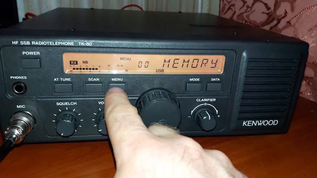 Kenwood TK-80 (TRC-80), краткий обзор кв-трансивера смотреть онлайн